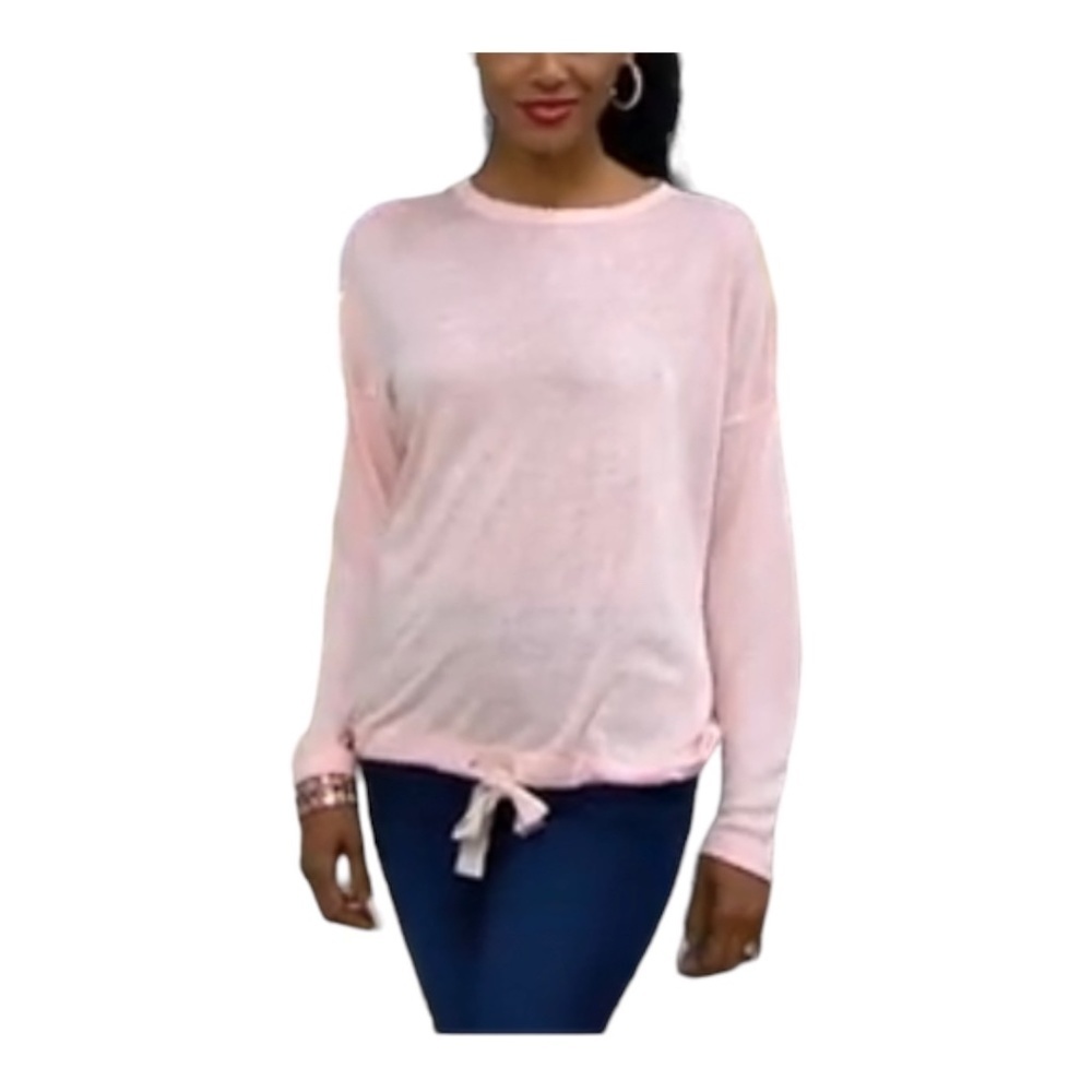 Belle Beach by Kim Gravel Breezy Knit Drawstring Top